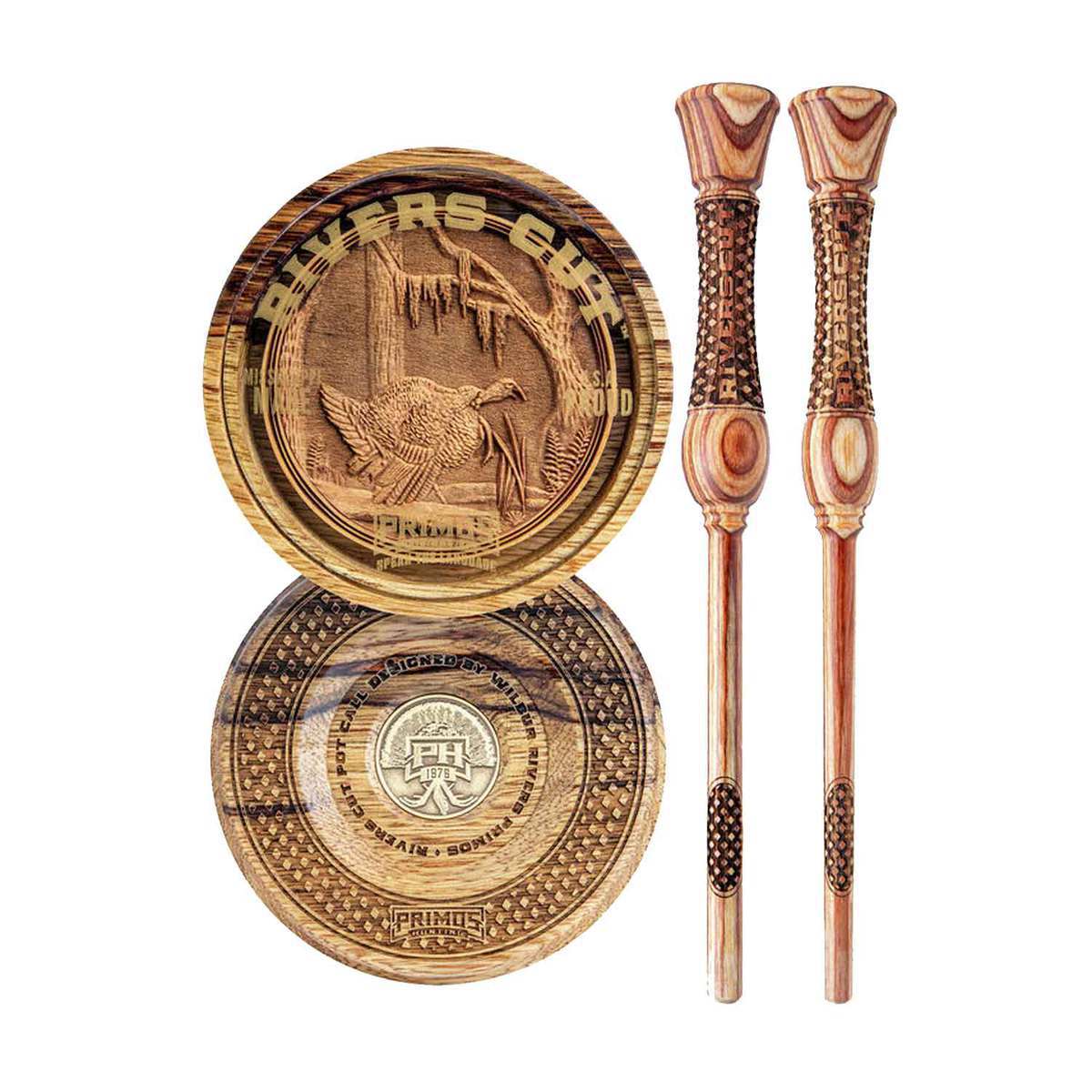 Primos Rivers Cut Turkey Pot Call - Brown Primos Rivers Cut Turkey Pot Call - Brown