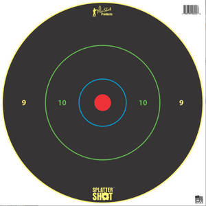 Pro-Shot 12in SplatterShot Multi-Color Ring Bullseye - 5 Pack
