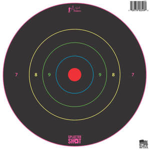 Pro-Shot 8in SplatterShot Multi-Color Ring Bullseye - 6 Pack