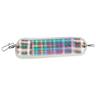 Pro Troll HotChip 8 Flasher - Plain on Clear, 8in - Plaid on Clear