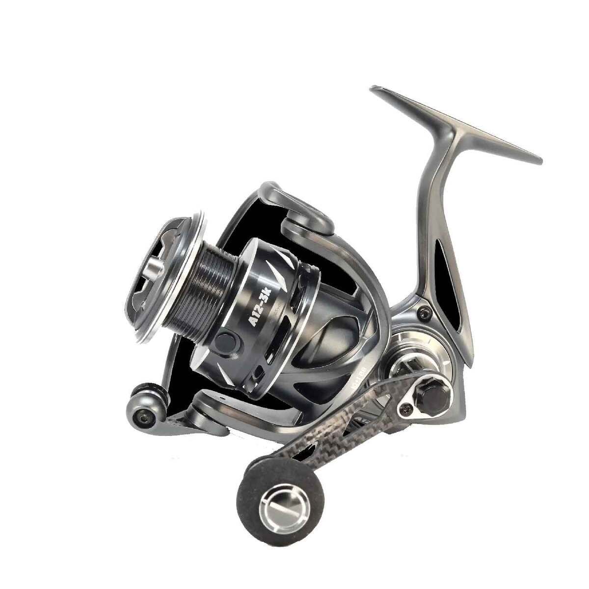 ProFISHiency A12 Charcoal and Silver Spinning Fishing Reel - 3000