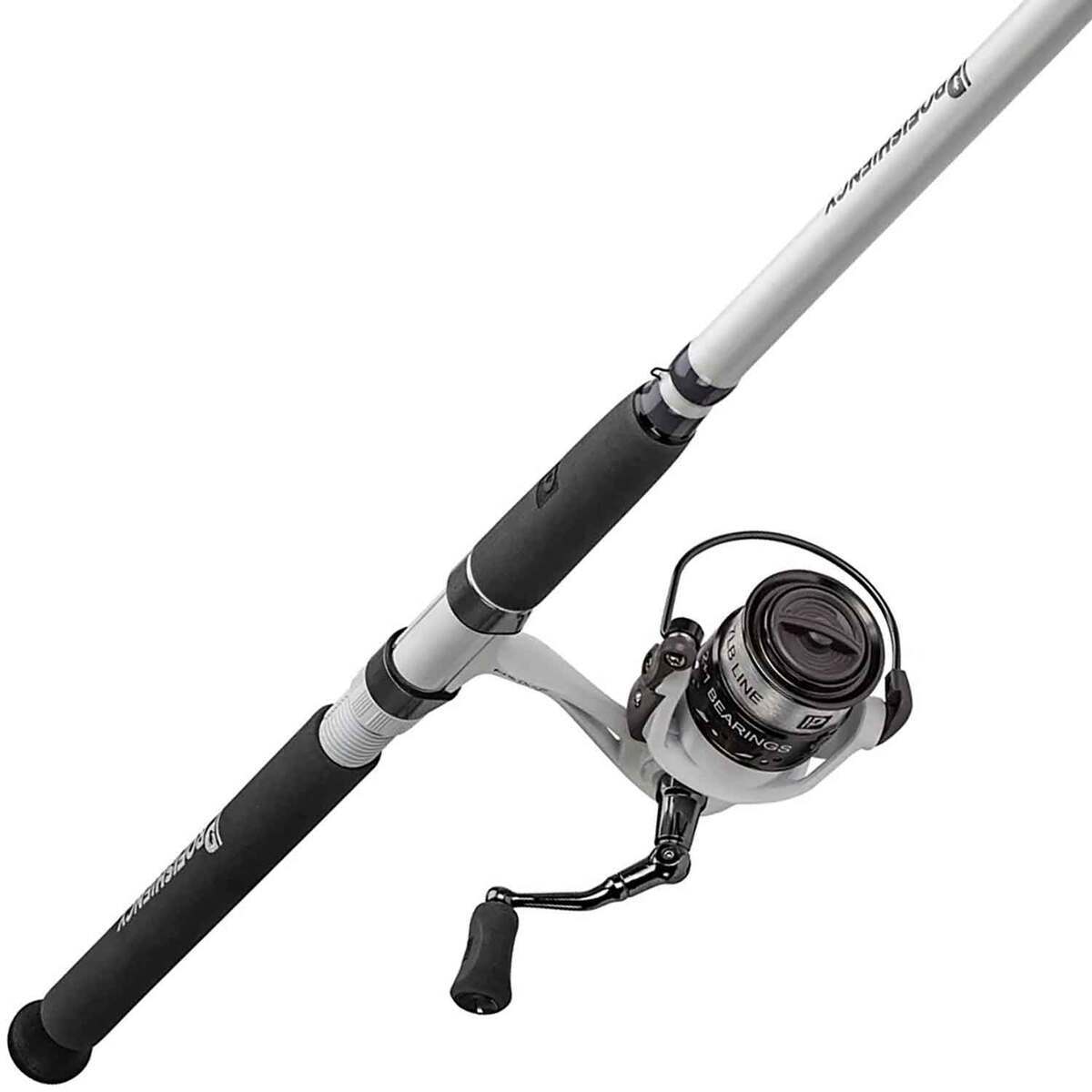 Profishiency Big Fish Spinning Rod and Reel Combo - 8ft, Gray/White ...