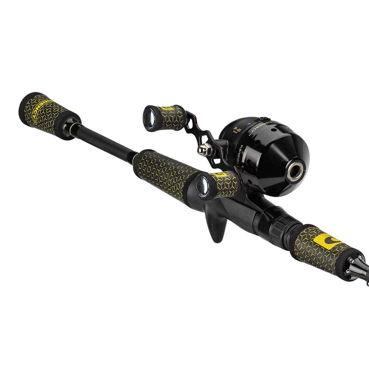 Profishiency Bumblebee Mricro Spincast Combo - 5ft 6in, Medium Power, 2pc - Black/Yellow Profishiency Bumblebee Mricro Spincast Combo - 5ft 6in, Medium Power, 2pc - Black/Yellow