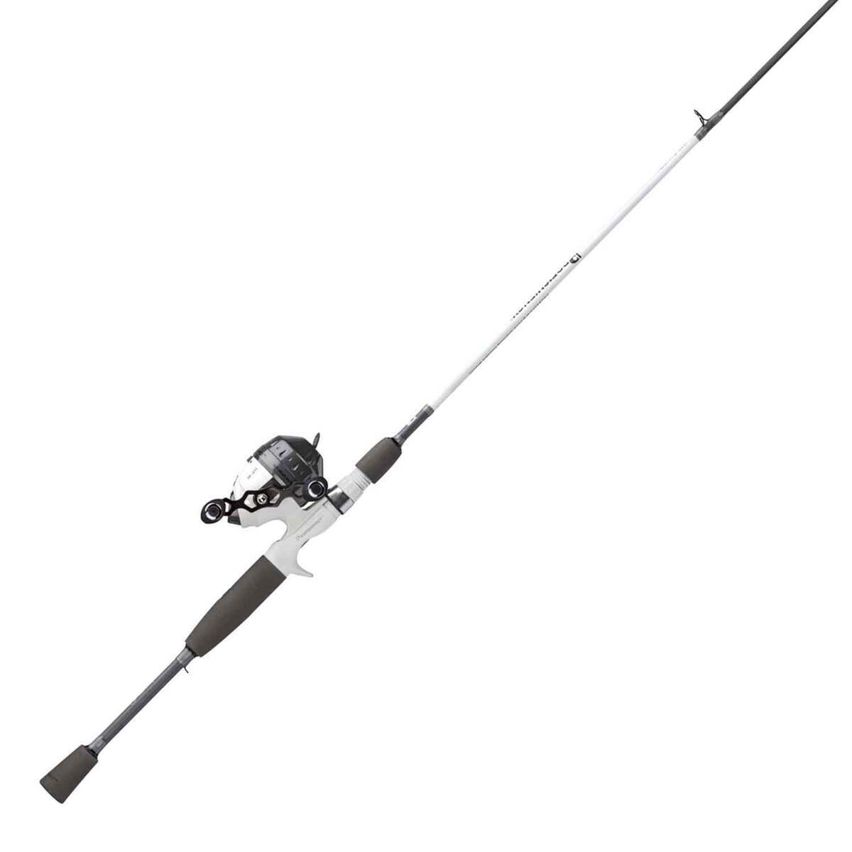 Profishiency Gray/White Spincast Rod and Reel Combo - 6ft 3in, Medium ...