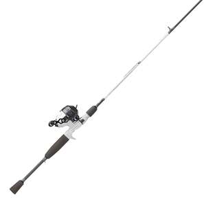 Profishiency Gray/White Spincast Rod and Reel Combo