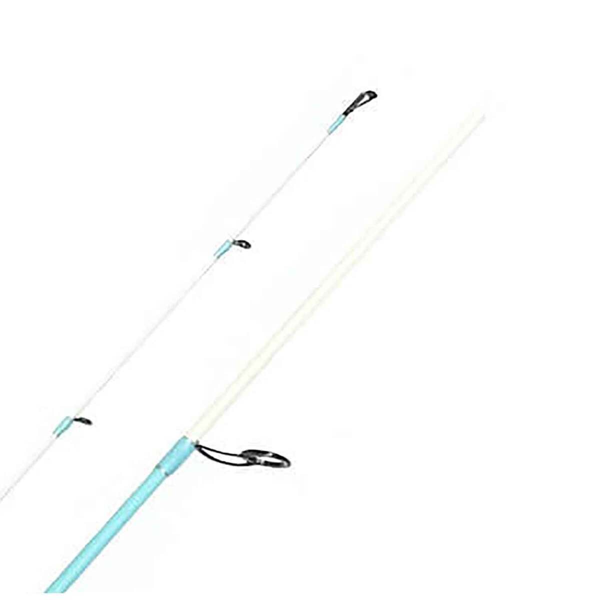 Profishiency Hannah Wesley Signature Series Spinning Rod and Reel Combo - 6ft 6in, Medium Power, 2pc - Aqua Blue Profishiency Hannah Wesley Signature Series Spinning Rod and Reel Combo - 6ft 6in, Medium Power, 2pc - Aqua Blue