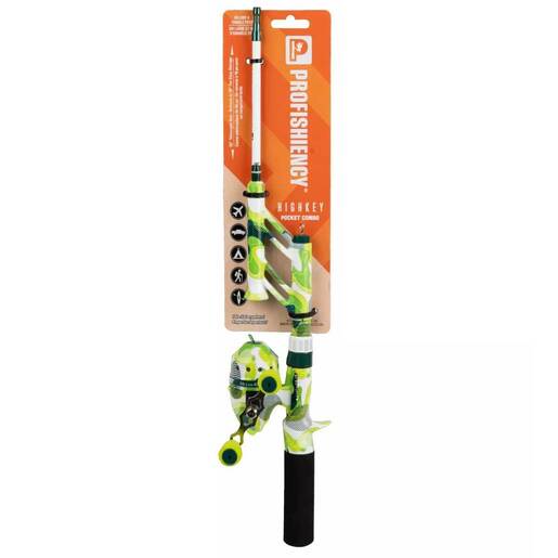Profishiency Highkey Spincast Pocket Combo - 30in, Light Power, 1pc