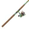 Profishiency Krazy 2 Big Fish Spinning Rod and Reel Combo - 8ft, Medium Power, 2pc - Multicolor 5000