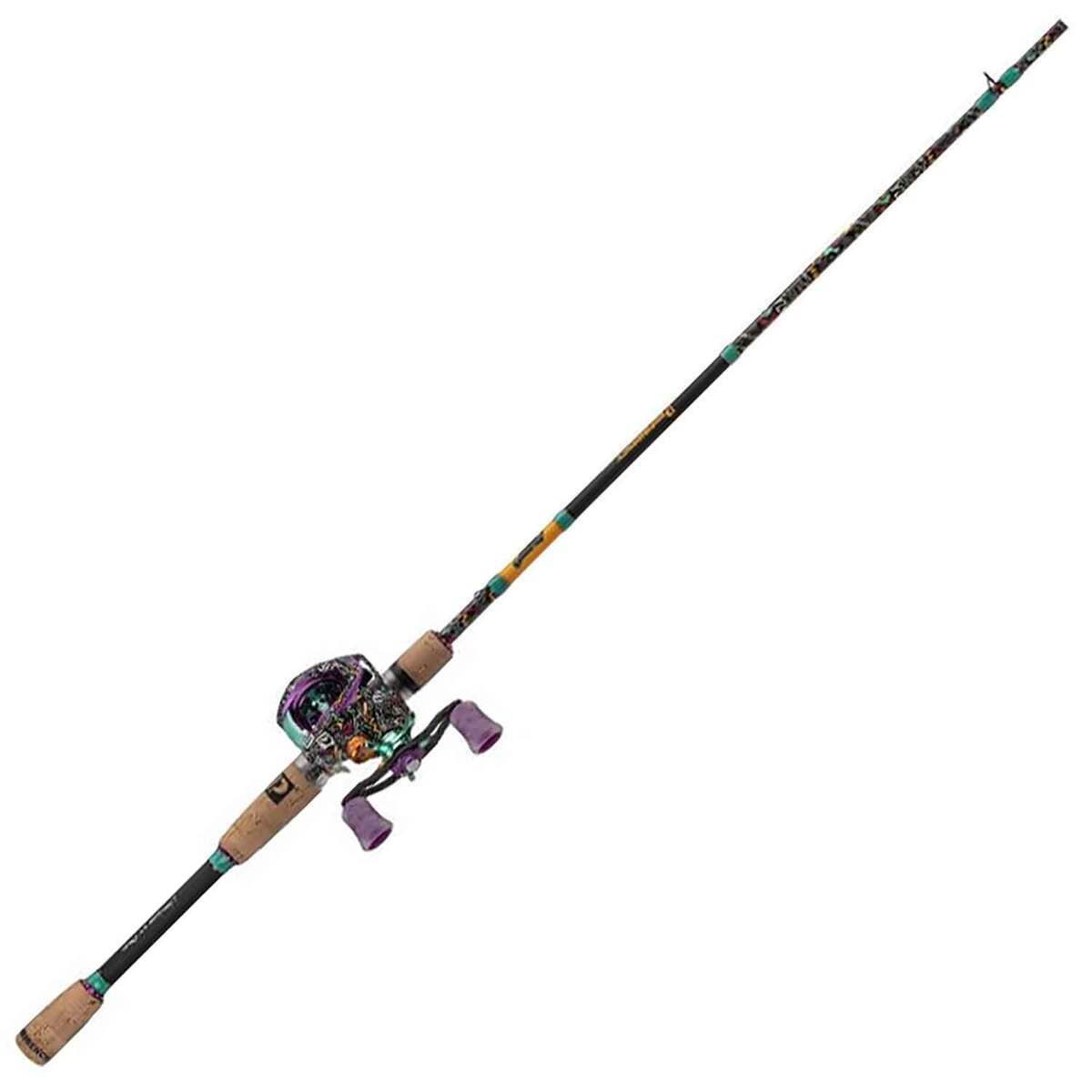 crazy combo fishing pole ProFISHiency Krazy Spinning hard brass pinion gear Profishiency 6 ft Medium Krazy
