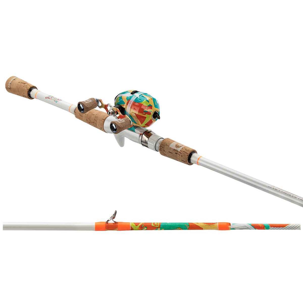 Krazy Rods Profishiency Krazy Recreational Spincast Rod and Reel Combo - 6ft ...