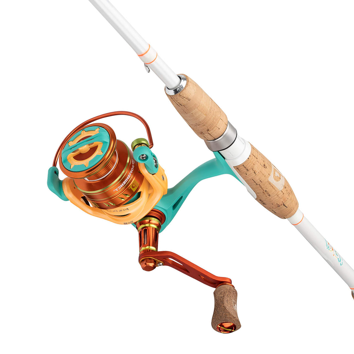 Profishiency Rods Profishiency KRAZY Spinning Rod and Reel Combo - 7ft 2in, Medium Heavy ...