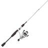 Profishiency Gray/White Spinning Rod and Reel Combo - 6ft 3in, Medium Power, 2pc - Gray/White 200