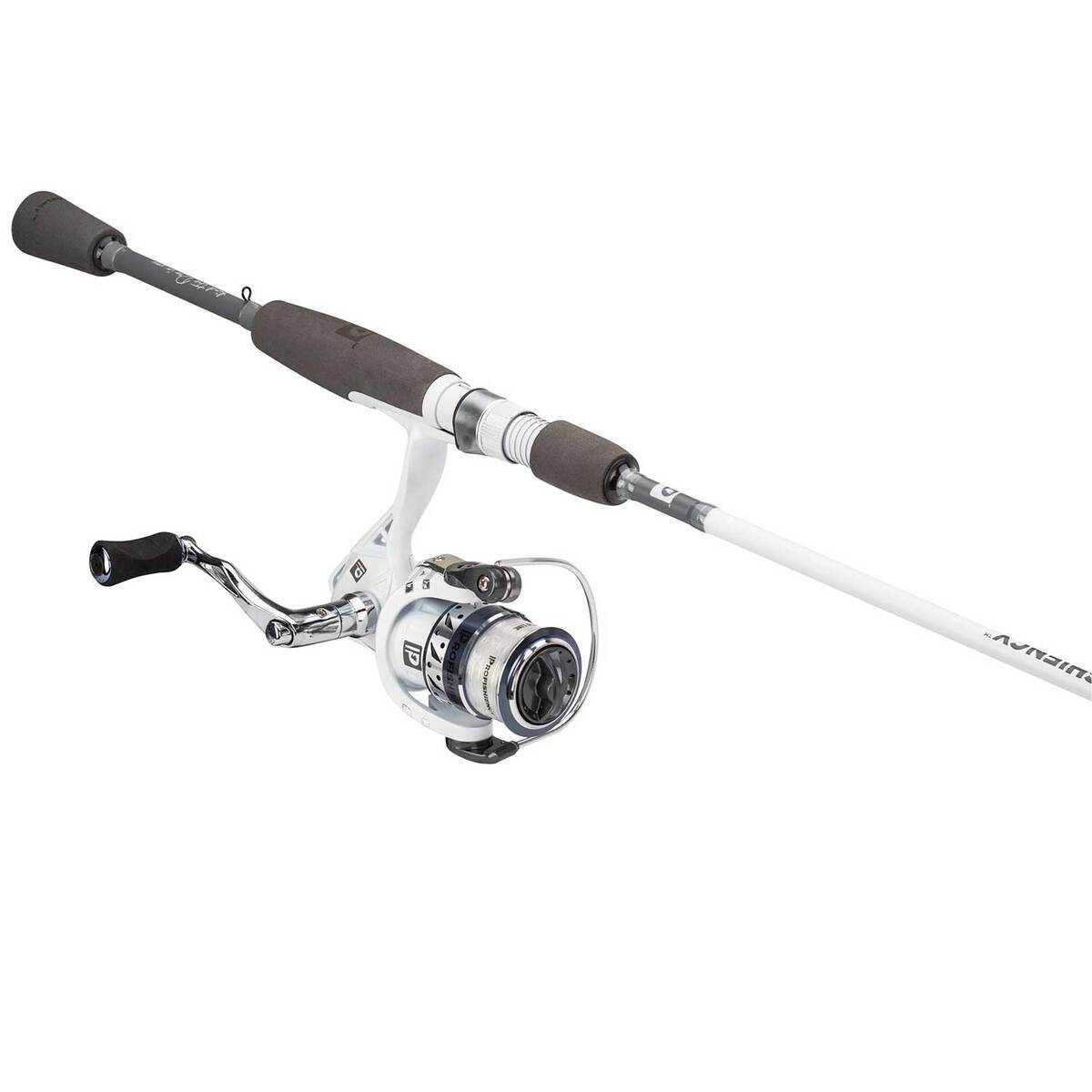 Profishiency Gray/White Spinning Rod and Reel Combo - 6ft 3in, Medium Power, 2pc - Gray/White 200 Profishiency Gray/White Spinning Rod and Reel Combo - 6ft 3in, Medium Power, 2pc - Gray/White 200