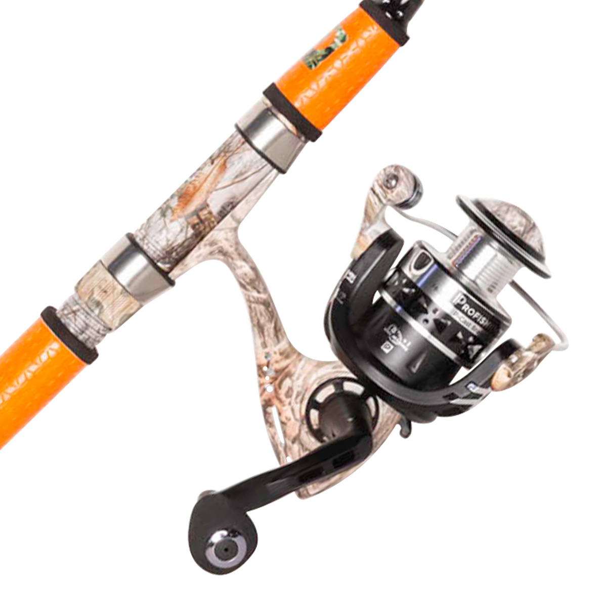Profishiency Real Tree Edge Camo Spinning Rod and Reel Combo - 6ft 8in, Medium Power, 2pc Profishiency Real Tree Edge Camo Spinning Rod and Reel Combo - 6ft 8in, Medium Power, 2pc
