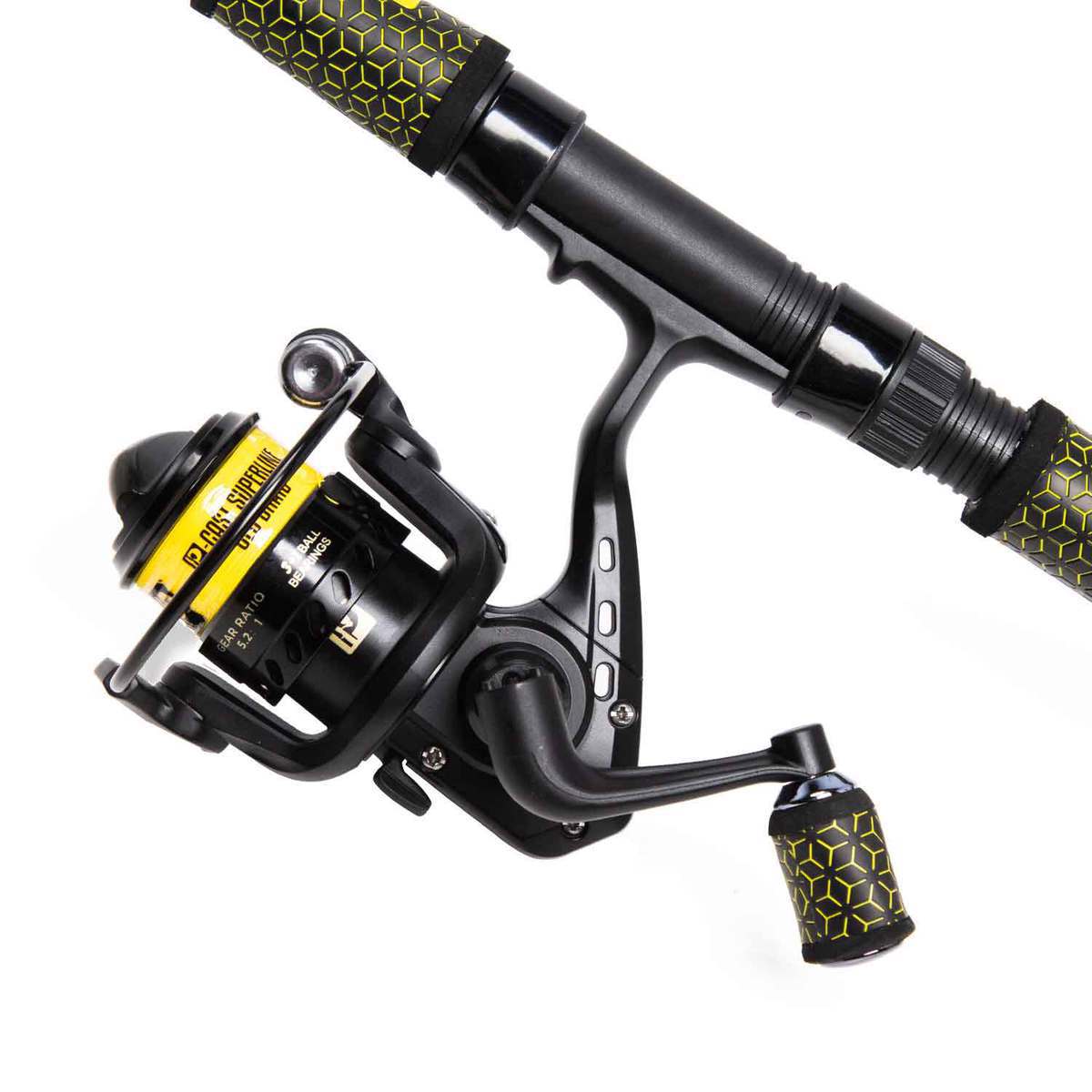 Profishiency Bumblebee Spinning Rod and Reel Combo - 5ft 6in, Medium Power, 2pc - Black/Yellow Profishiency Bumblebee Spinning Rod and Reel Combo - 5ft 6in, Medium Power, 2pc - Black/Yellow