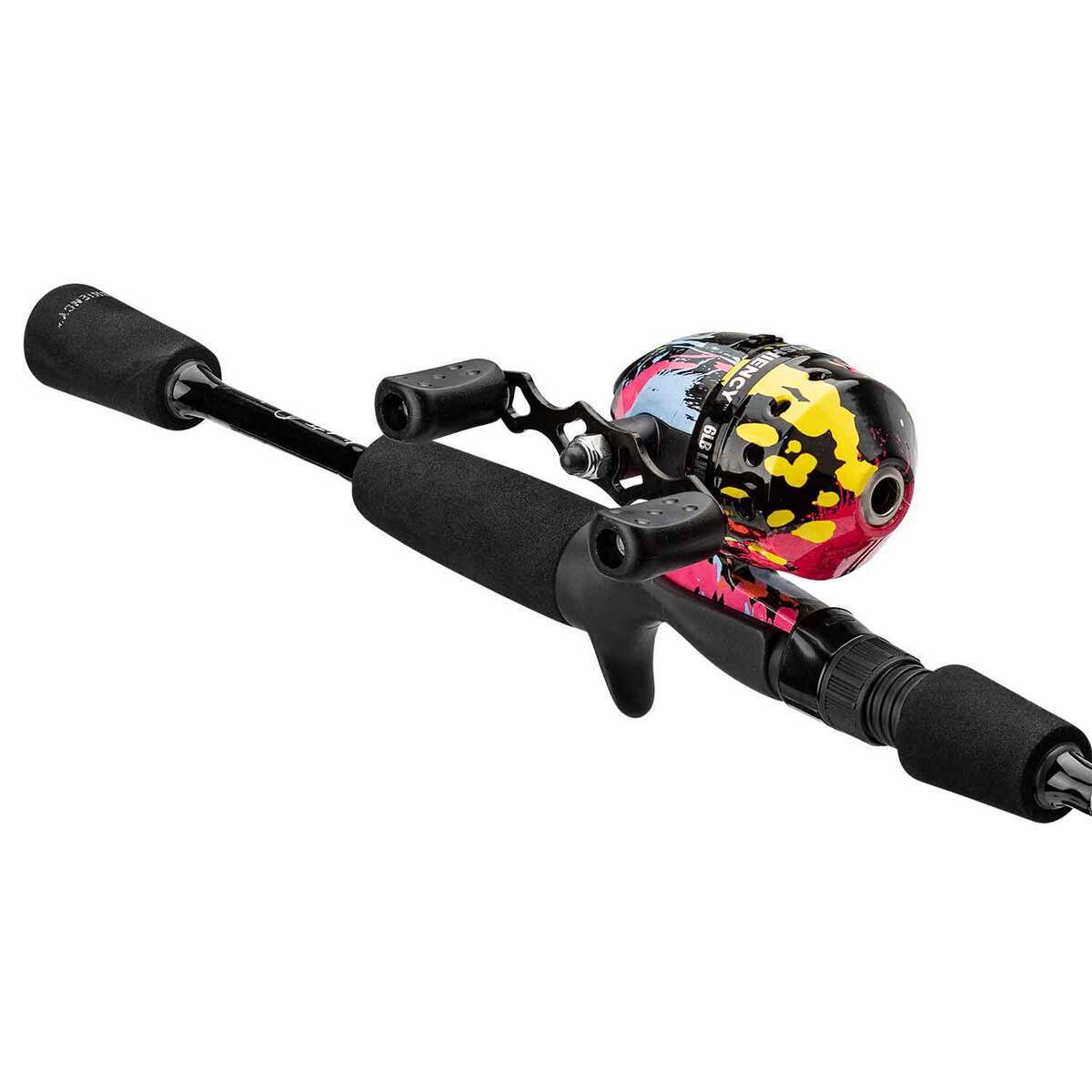 Profishiency Splat Micro Spincast Rod and Reel Combo - 4ft 6in, Medium Power, 2pc - Splat Multi Profishiency Splat Micro Spincast Rod and Reel Combo - 4ft 6in, Medium Power, 2pc - Splat Multi