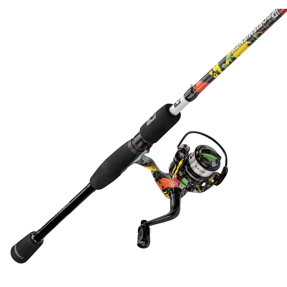 Profishiency Splat Spinning Rod and Reel Combo - 5ft 6in, Medium Light ...