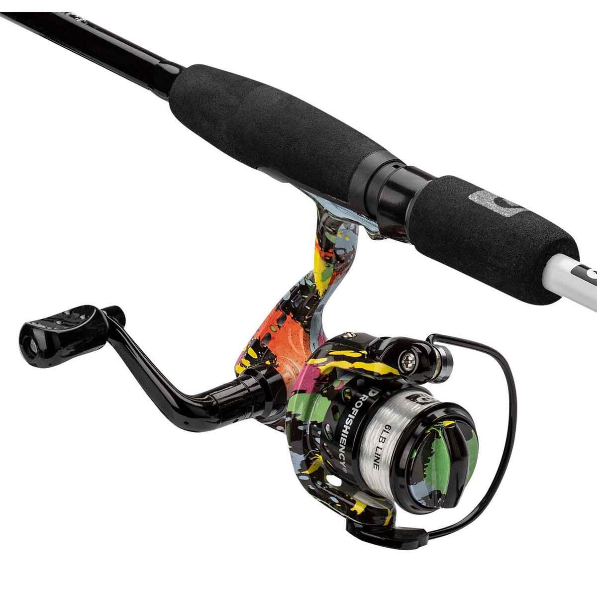 Profishiency Splat Spinning Rod and Reel Combo - 5ft 6in, Medium Light ...