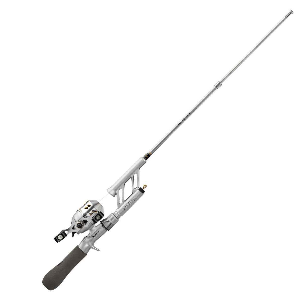 Profishiency Tiny But Mighty Pocket Spincast Rod and Reel Combo - 14.5-20in, Light Power, 1pc - Silver/Gold Micro Profishiency Tiny But Mighty Pocket Spincast Rod and Reel Combo - 14.5-20in, Light Power, 1pc - Silver/Gold Micro