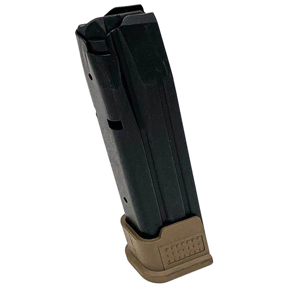 ProMag Black/FDE Endplate Sig Sauer P320 9mm Luger Handgun Magazine - 21 Rounds - Black ProMag Black/FDE Endplate Sig Sauer P320 9mm Luger Handgun Magazine - 21 Rounds - Black