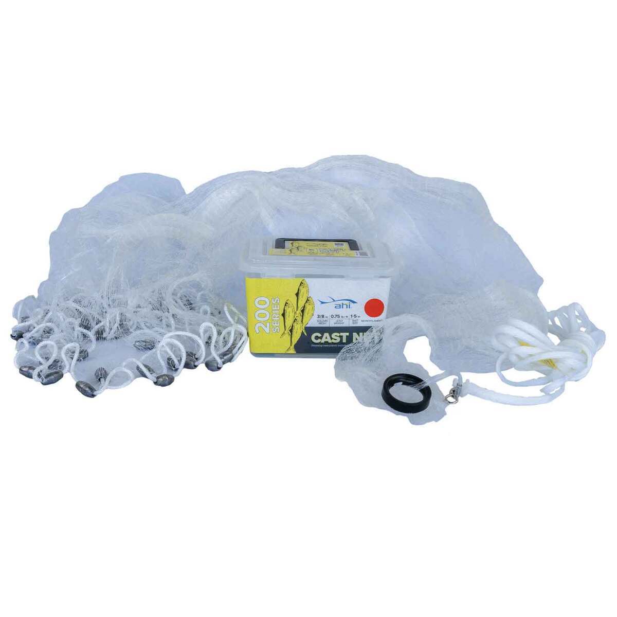 Cast Mesh Rbb Promar 200 Series Monofilament Mesh Cast Net - 7ft, 3/8in Mesh ...
