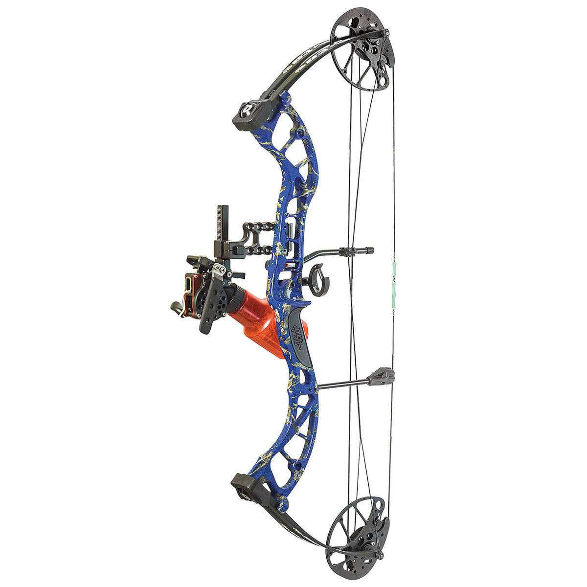 PSE D3 bluebowfishing Compound Bow fishing reel reste doigts