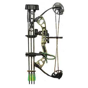 PSE Mini-Burner 29-40lbs Right Hand Mossy Oak Country Compound Bow - Accessory Package