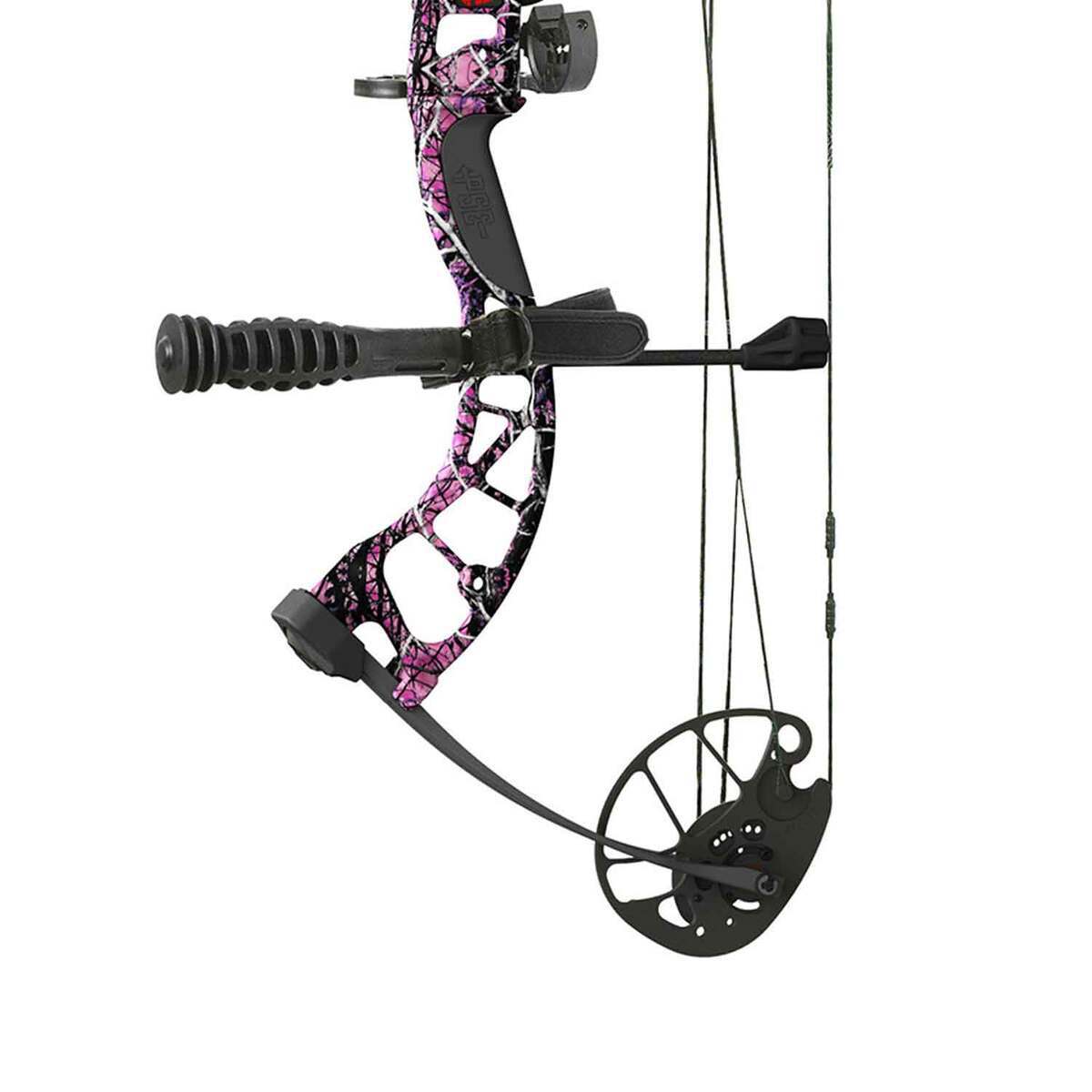 PSE Uprising 15-70lbs Left Hand Muddy Girl Compound Bow - Pink PSE Uprising 15-70lbs Left Hand Muddy Girl Compound Bow - Pink