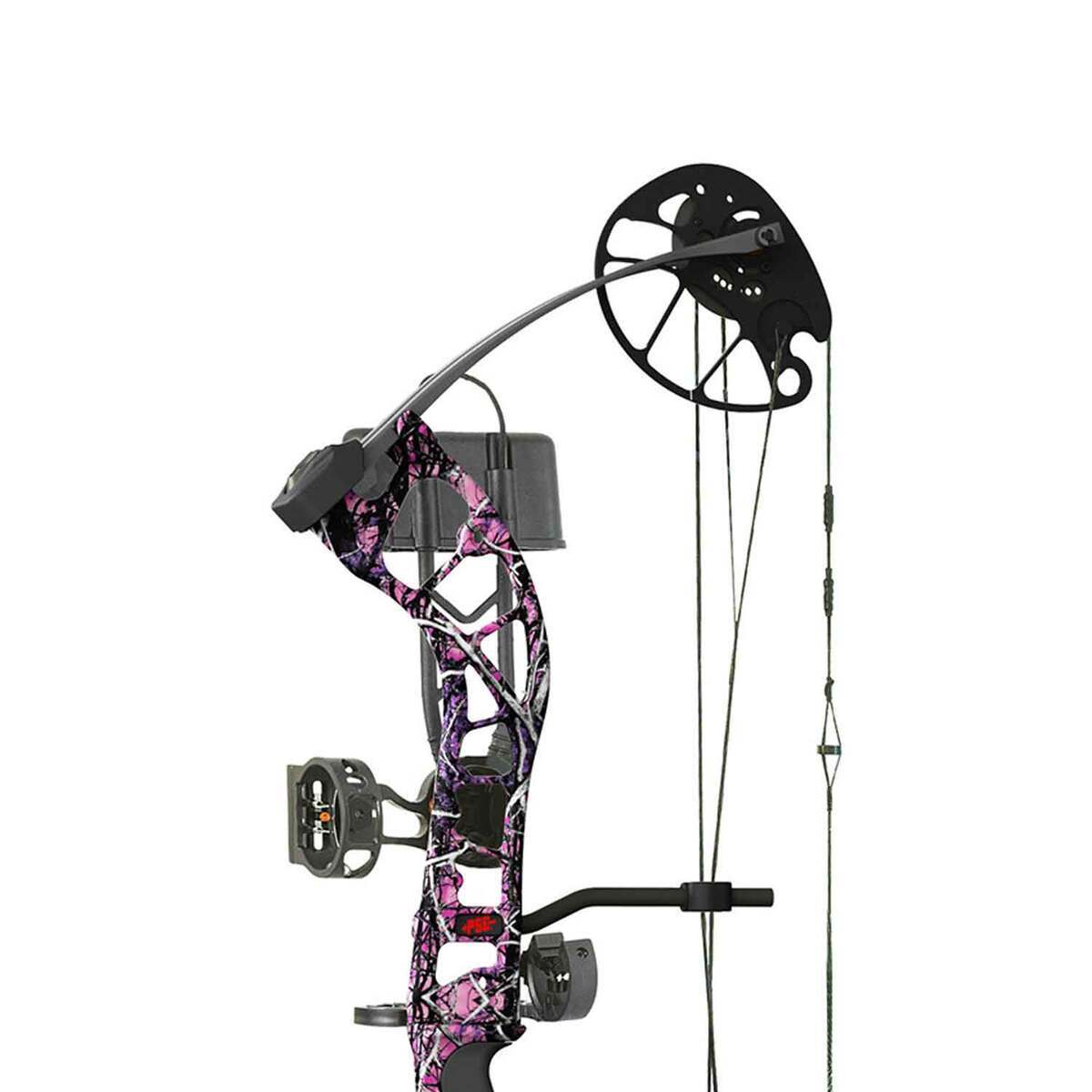 PSE Uprising 15-70lbs Left Hand Muddy Girl Compound Bow - Pink PSE Uprising 15-70lbs Left Hand Muddy Girl Compound Bow - Pink