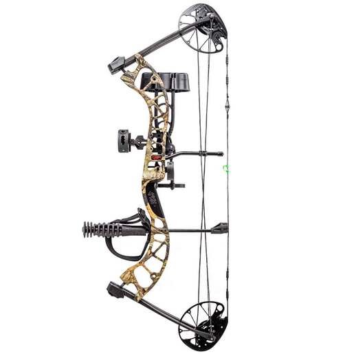 PSE Uprising 15-70lbs Right Hand Mossy Oak Country Compound Bow – Ready to Shoot Package – Mossy Oak Country