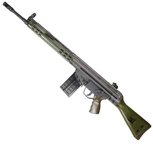 PTR GI 100 308 Winchester 18in Green Parkerized Semi Automatic Modern Sporting Rifle - 20+1 Rounds - Green image