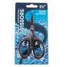 P-Line Stainless Steel Fishing Scissors - Black, 5in - Black