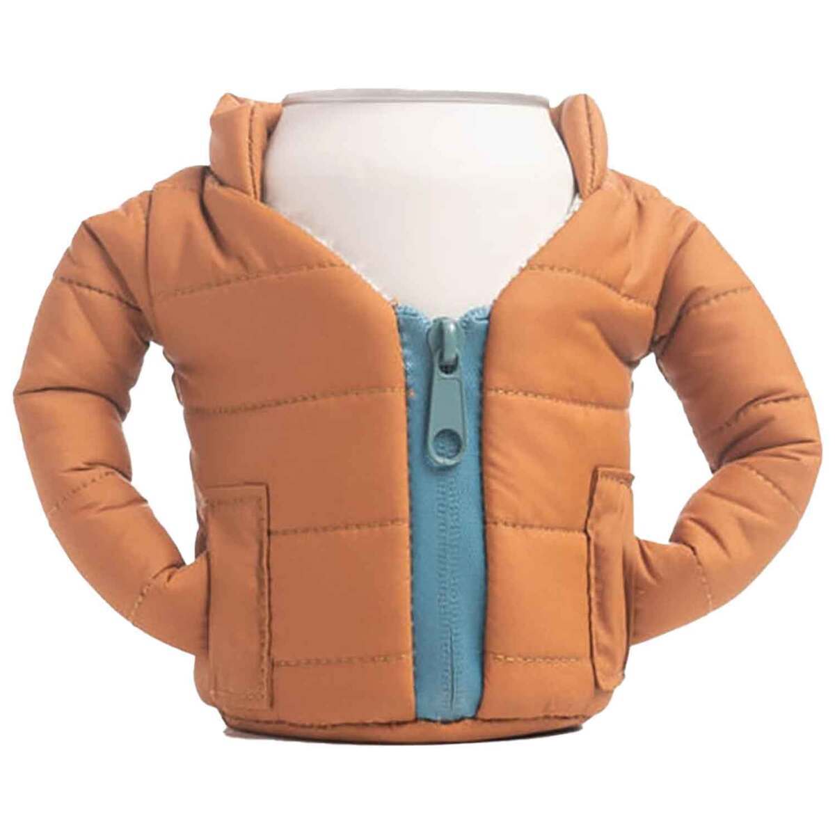 Puffin Coolers Beverage Jacket Cozy- Cider/Teal - Cider/Teal Puffin Coolers Beverage Jacket Cozy- Cider/Teal - Cider/Teal