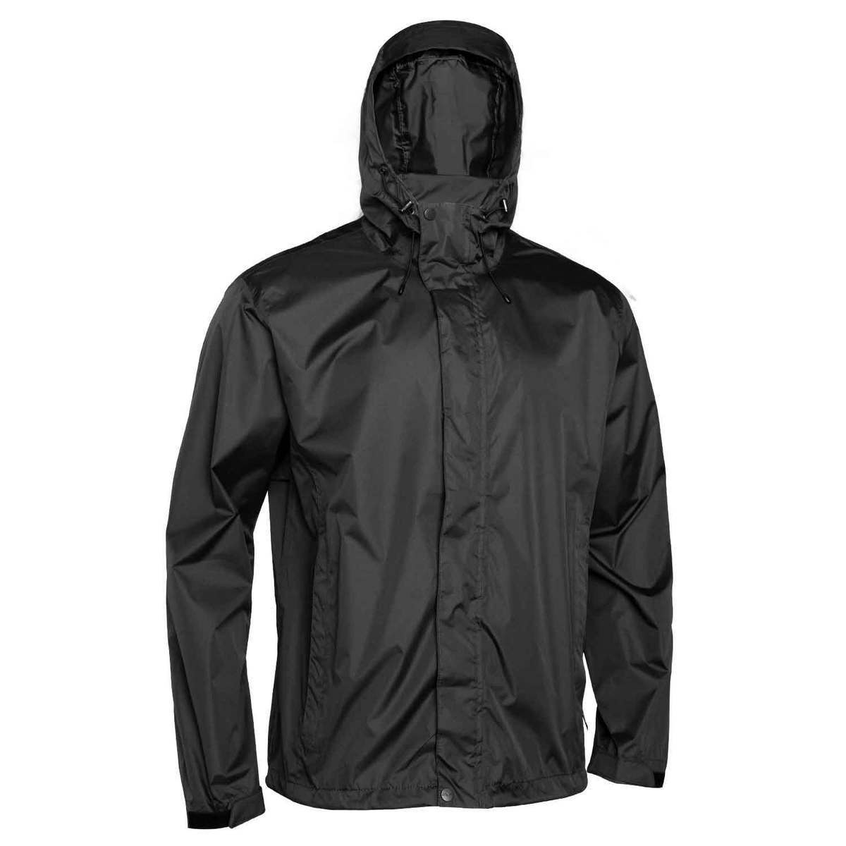 Pulse Men's Pod Waterproof Packable Rain Jacket - Black - 3XL - Black ...
