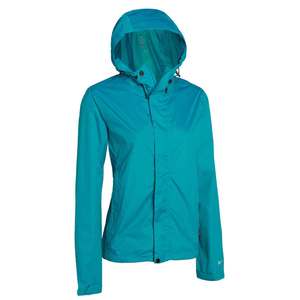 Pulse Women's Pod Waterproof Packable Rain Jacket - Teal - XL