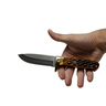 Puma SGB Elk Hunter Brown Jigged Bone Knife w/ Gift Tin