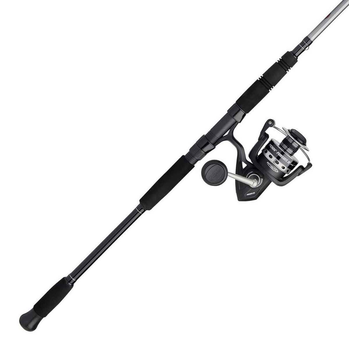 Pure Fishing Penn Pursuit Spinning Combo - 7ft, Medium Power, 2pc - Black and Silver 4000 Pure Fishing Penn Pursuit Spinning Combo - 7ft, Medium Power, 2pc - Black and Silver 4000