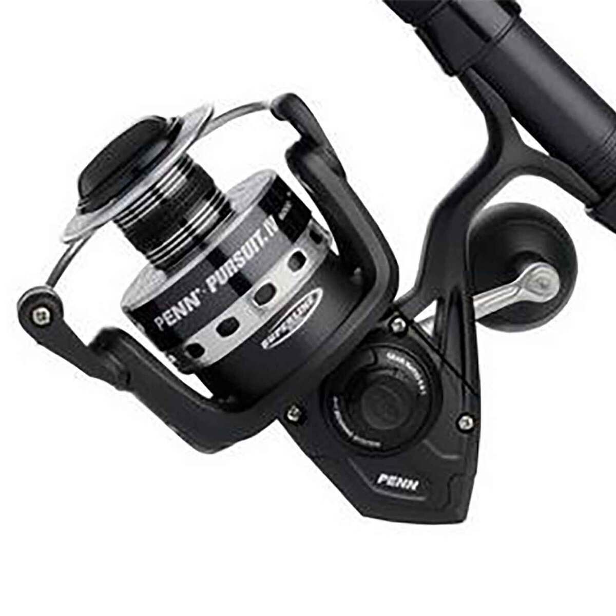 Pure Fishing Penn Pursuit Spinning Combo - 7ft, Medium Power, 2pc - Black and Silver 4000 Pure Fishing Penn Pursuit Spinning Combo - 7ft, Medium Power, 2pc - Black and Silver 4000