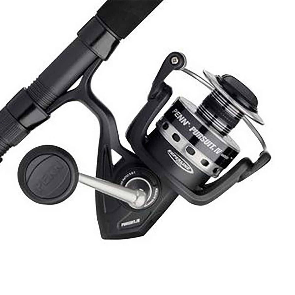 Pure Fishing Penn Pursuit Spinning Combo - 7ft, Medium Heavy Power, 1pc - Black and Silver 5000 Pure Fishing Penn Pursuit Spinning Combo - 7ft, Medium Heavy Power, 1pc - Black and Silver 5000