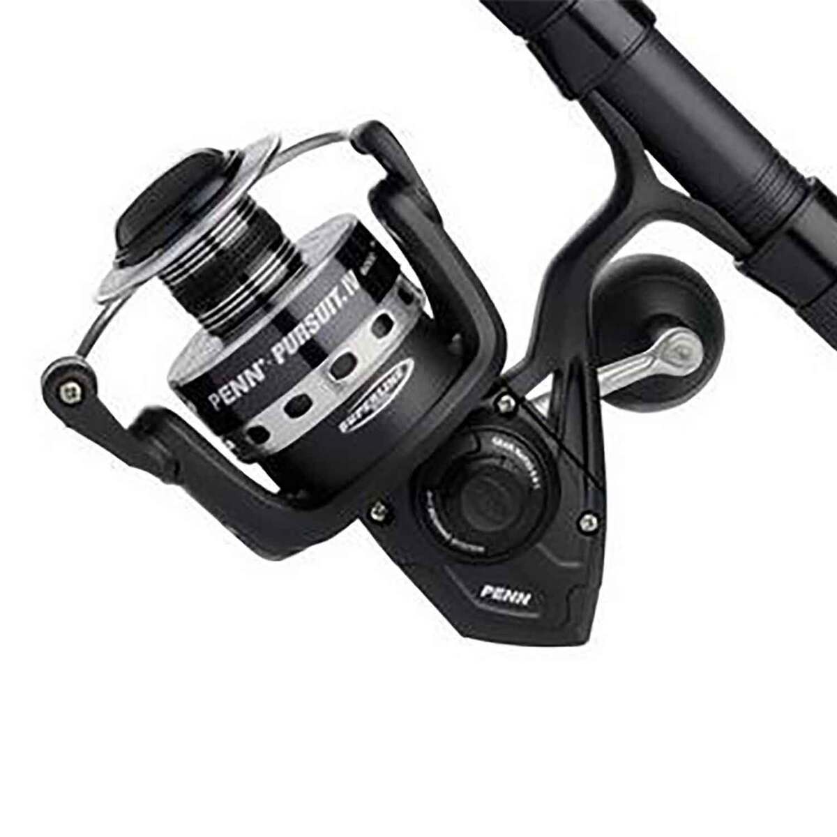 Pure Fishing Penn Pursuit Spinning Combo - 7ft, Medium Power, 2pc - Black and Silver 4000 Pure Fishing Penn Pursuit Spinning Combo - 7ft, Medium Power, 2pc - Black and Silver 4000
