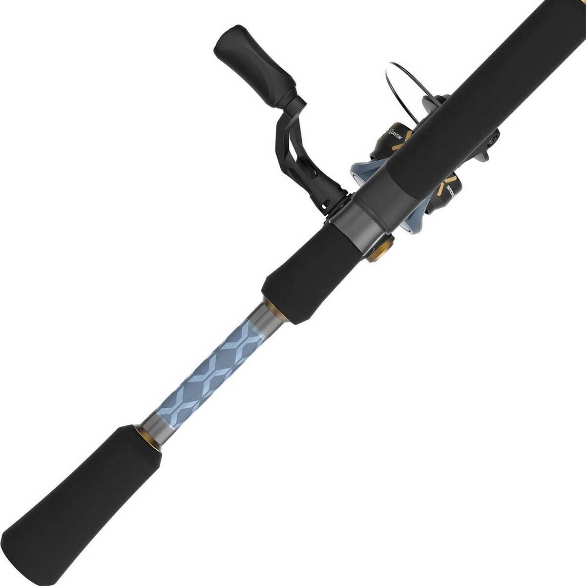 Quantum Smoke X Spinning Rod and Reel Combo - 7ft 2in, Medium-Light Power, 1pc - Blue Quantum Smoke X Spinning Rod and Reel Combo - 7ft 2in, Medium-Light Power, 1pc - Blue