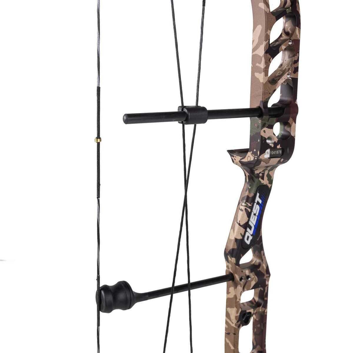 Quest Centec 40-70lbs Right Hand K2 Camo Compound Bow - Camo Quest Centec 40-70lbs Right Hand K2 Camo Compound Bow - Camo