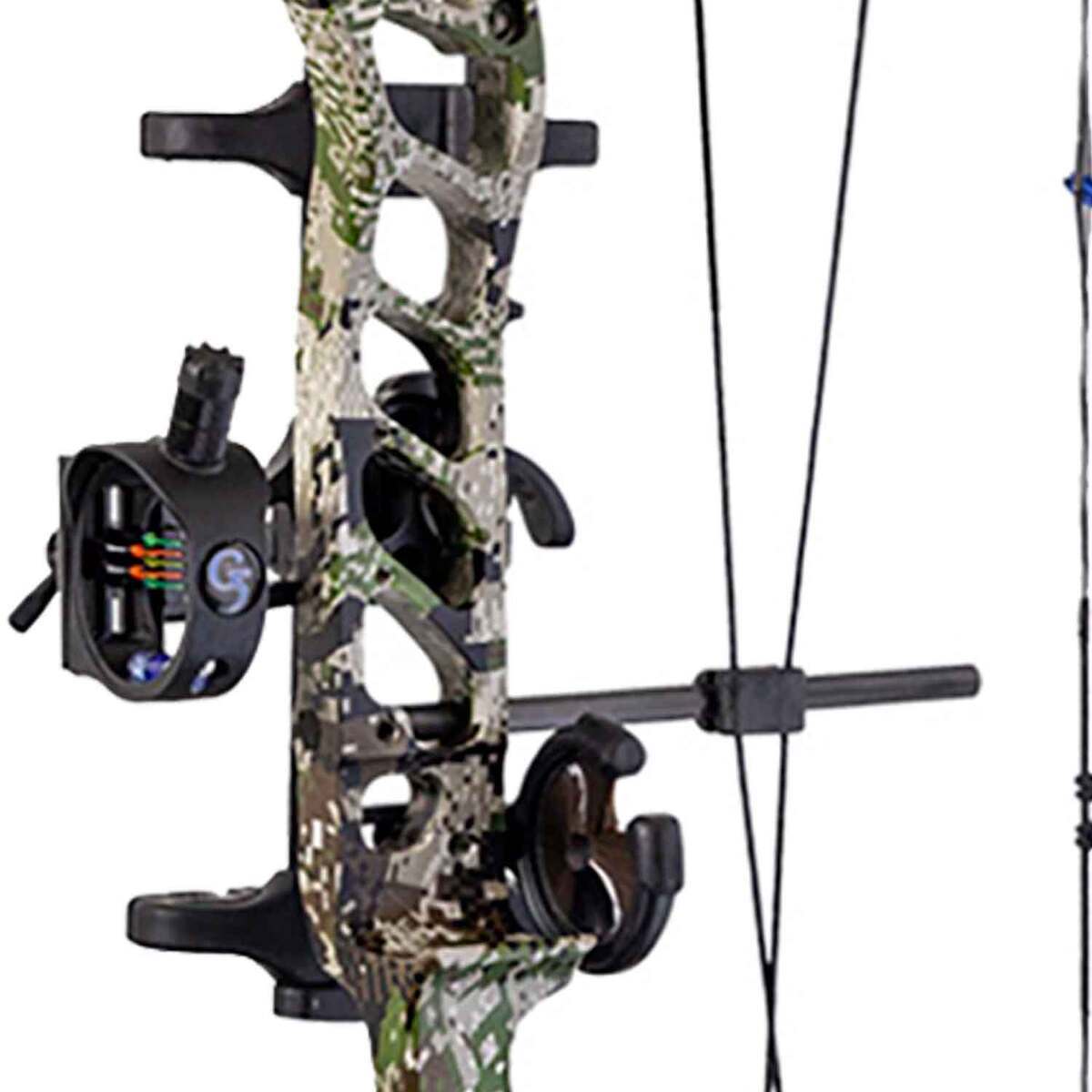 Quest Centec 55-70lbs Right Hand Gore Subalpine Camo Compound Bow ...