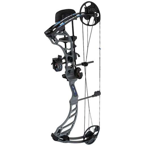 Quest Centec 55-70lbs Right Hand Grey and Black Compound Bow – Package – Gray