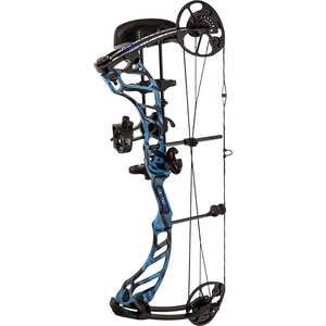 Quest Centec NXT 15-45lbs Right Hand Blue Scar Compound Bow - Package