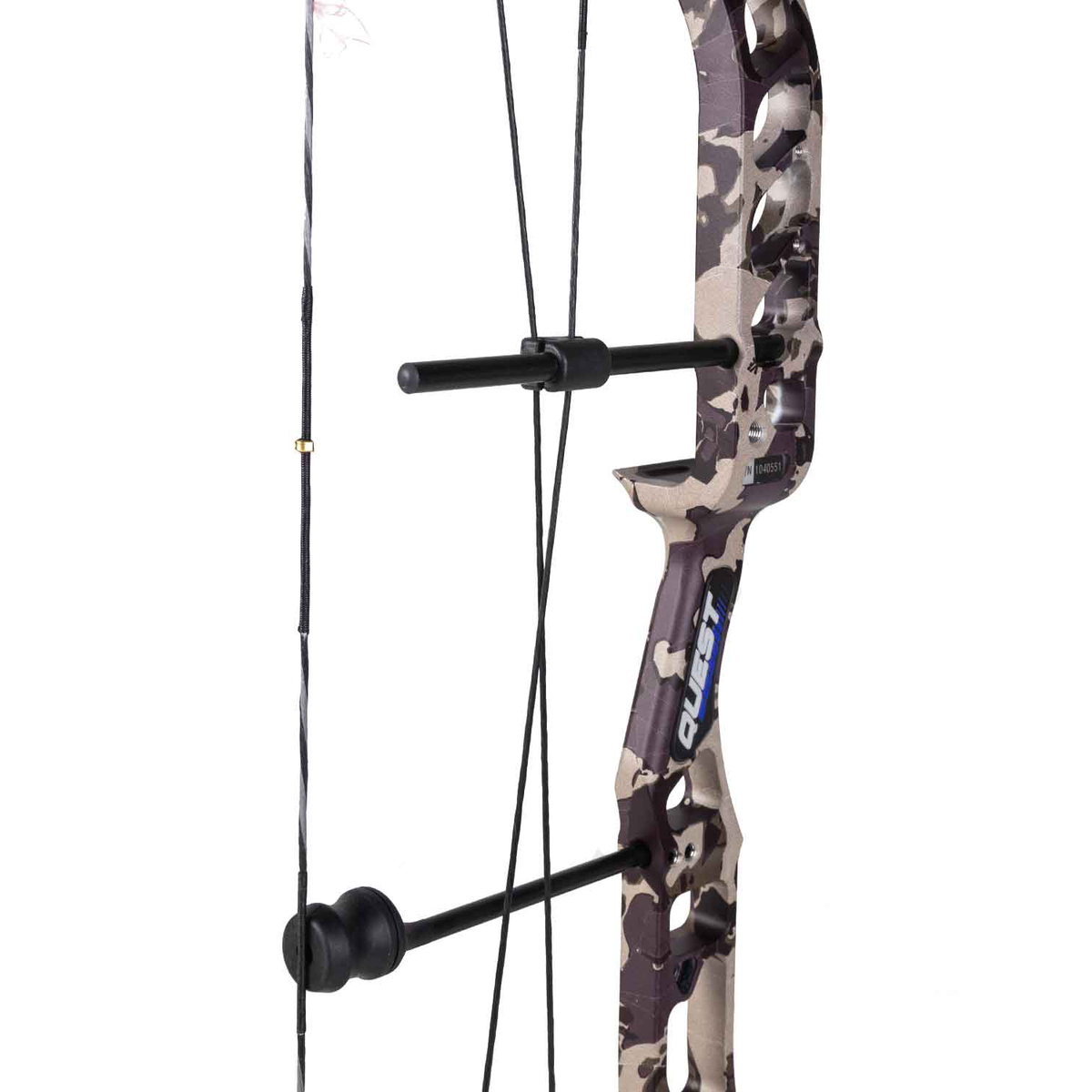 Quest Centec 70lbs Right Hand Big Sky Camo Compound Bow - Camo Quest Centec 70lbs Right Hand Big Sky Camo Compound Bow - Camo