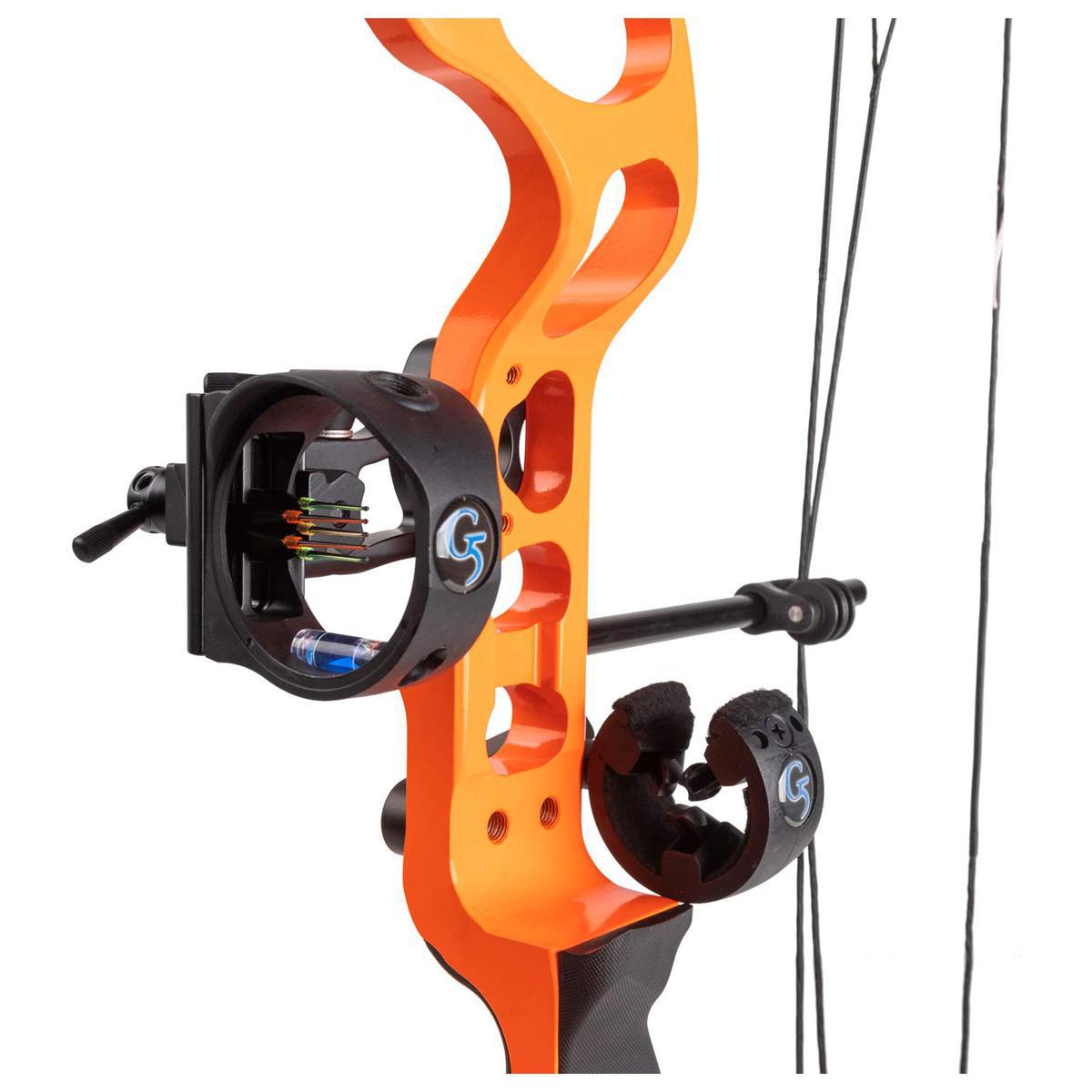Quest Radical 40lbs Right Hand Orange/Black Compound Youth Bow - Orange/Black Quest Radical 40lbs Right Hand Orange/Black Compound Youth Bow - Orange/Black