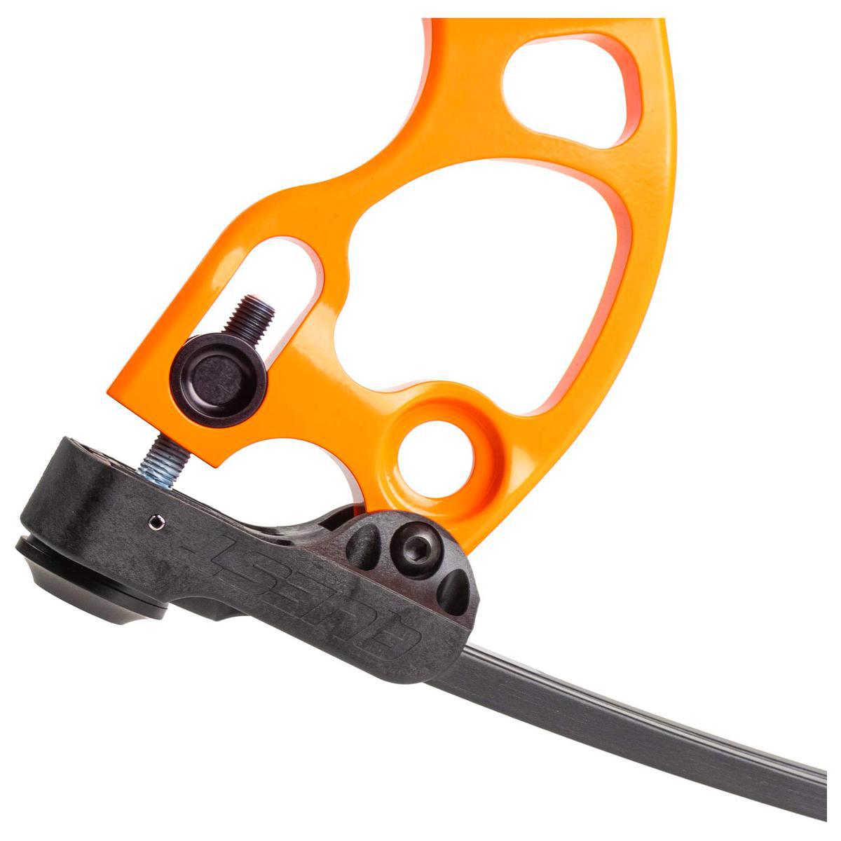 Quest Radical 40lbs Right Hand Orange/Black Compound Youth Bow - Orange/Black Quest Radical 40lbs Right Hand Orange/Black Compound Youth Bow - Orange/Black