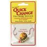 Quick Change Systems Fish Candy 2 Hook Spinner Harness - Gold Shiner, Sz 2 Hooks/Sz 4 Blade, 60in - Gold Shiner Sz 2 Hooks/Sz 4 Blade