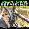 Quick Draw Tree Stand Bow Holder - Black